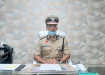 Photo caption:Mr. Vikram Jeet Duggal assumes  office as SSP of Patiala