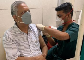 Rana K.P. Singh takes 2nd dose of COVID-19 vaccine