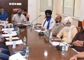 Chief Electoral Officer Punjab Dr. S Karuna held a meeting with the representatives of political parties