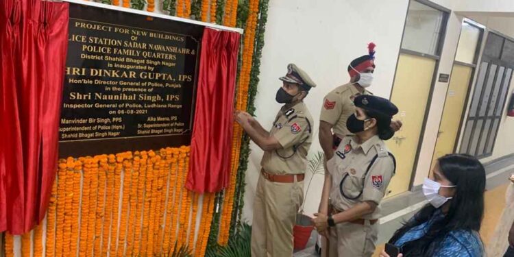 DGP Punjab inaugurates projects for holistic development of Police infrastructure in SBS Nagar