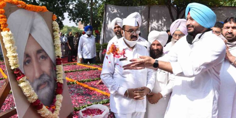 The Punjab government on Tuesday observed the Late Chief Minister's death anniversary as "Sarab Dharam Prathana Sabha" at the State level function organized at the memorial of late CM at Sector 42, Chandigarh.