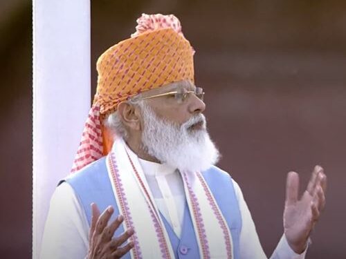 Prime Minister Narendra Modi hoist the Tricolour and address the nation from the ramparts of the iconic Red Fort in Delhi.