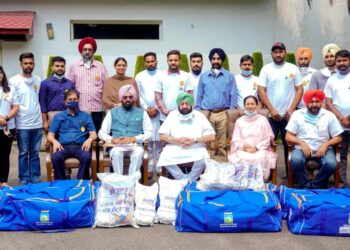 PUNJAB CM KICKSTARTS DISTRIBUTION OF SPORTS KITS TO RURAL & URBAN CORONA VOLUNTEERS ON INTERNATIONAL YOUTH DAY