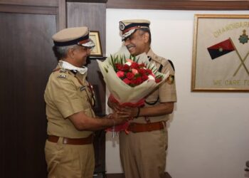 Praveer Ranjan, a 1993 batch IPS officer of AGMUT cadre, took his charge as a Director General of Police (DGP), Chandigarh