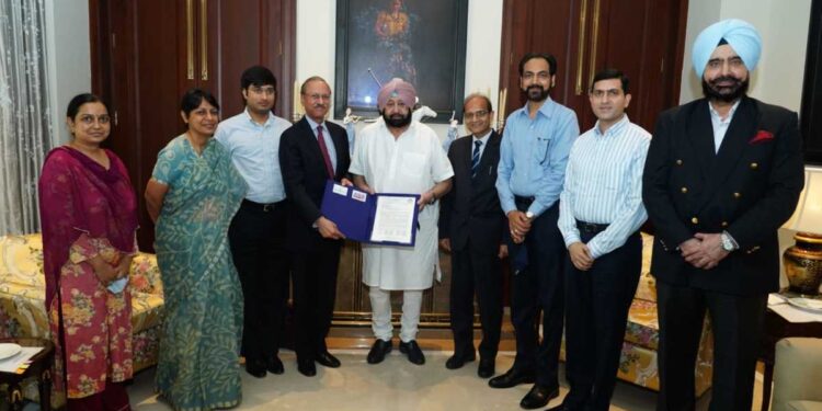 Punjab CM hands over 17-acre land allotment letter to JK Group-