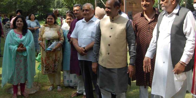 Speaker Lok Sabha Mr. Om Birla presided over the programme organised by the residents of Tughlak Road Crescent on the eve of Independence Day