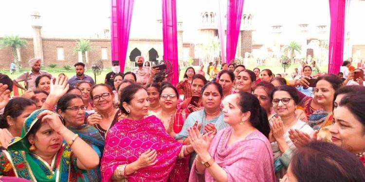 State level festival ‘Tiyan Teej Diyan’ celebrated with grandeur at Dinanagar