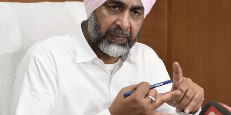 MANPREET BADAL ASSUMES CHARGE AS MINISTER OF FINANCE