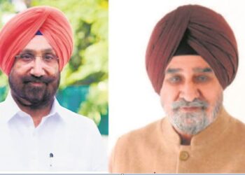 File Photo:-Tripat Rajinder Singh Bajwa and Sukhjinder Singh Randhawa