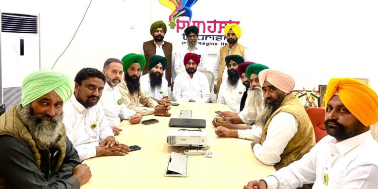 Punjab Chief Minister Charanjit Singh Channi on Saturday held a meeting with the farm organizations belonging to the Majha and Doaba regions in order to address their issues with regard to the Sugarcane crops.