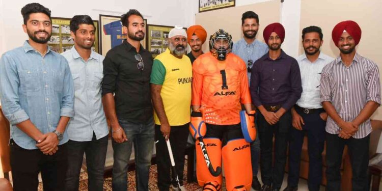 Sportsmanship as Punjab Chief Minister Mr Charanjit Singh Channi donned the role of a goalkeeper during the final of Surjit Hockey Tournament.