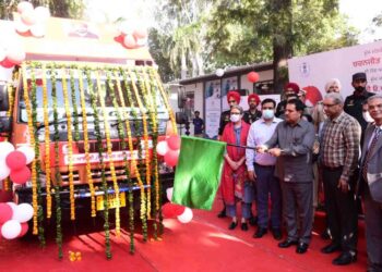 O.P. Soni flagged off