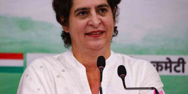 Congress General Secretary Priyanka Gandhi Vadra