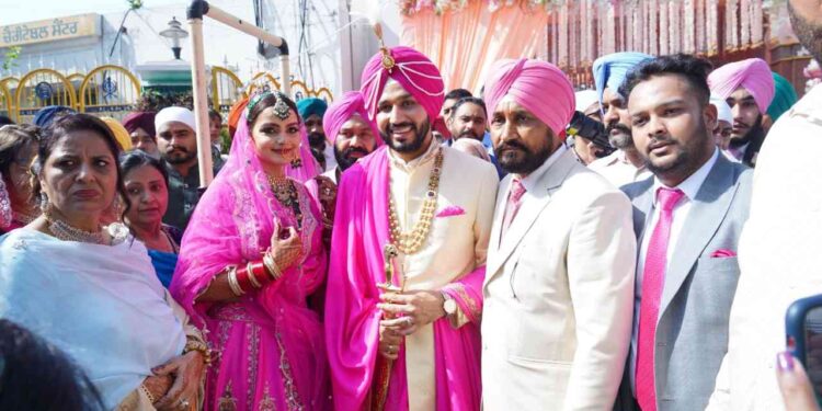 Punjab Chief minister Charanjit Channi's son gets married