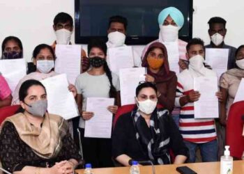 RAZIA SULTANA HANDS OVER JOB LETTERS TO 22 CANDIDATES ON COMPASSIONATE GROUND