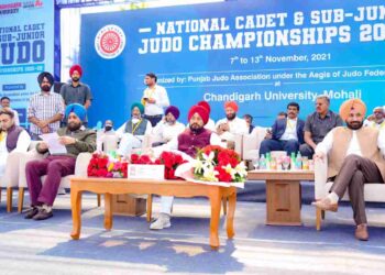 CM CHANNI INAUGURATES SUB-JUNIOR AND CADET JUDO NATIONAL CHAMPIONSHIP AT CU GHARUAN-