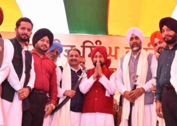 CM Channi lays foundation stone