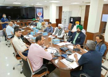 Chief Electoral Officer (CEO) Punjab, Dr. S. Karuna Raju, IAS held a meeting