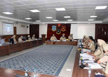 DGP Punjab Iqbal Preet Singh Sahota chairs Crime Review Meeting in Jalandhar