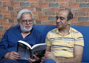 Dr Rajiv Arora with Author HM