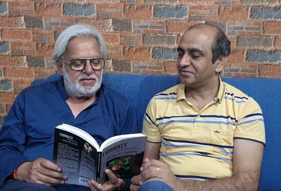 Dr Rajiv Arora with Author HM