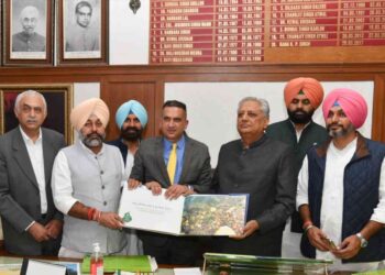 Punjab Vidhan Sabha Speaker Rana K P Singh released the Coffee Table Book-