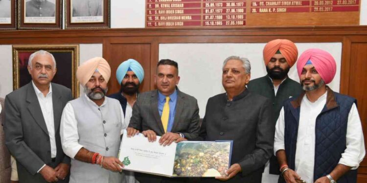 Punjab Vidhan Sabha Speaker Rana K P Singh released the Coffee Table Book-