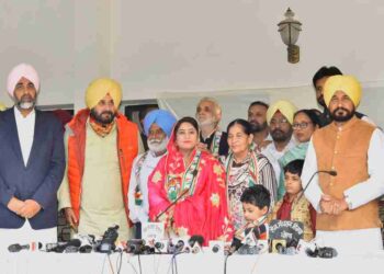 Rupinder Kaur Ruby on Wednesday joined the Congress Party in the presence of Punjab Chief Minister Charanjit Singh Channi