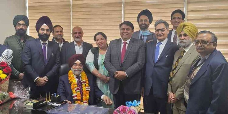 Dr. Charnjit Singh Pruthi assumed the office of President of the Punjab Medical Council