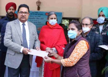 O.P. Soni hands over appointment letters to MPHWs