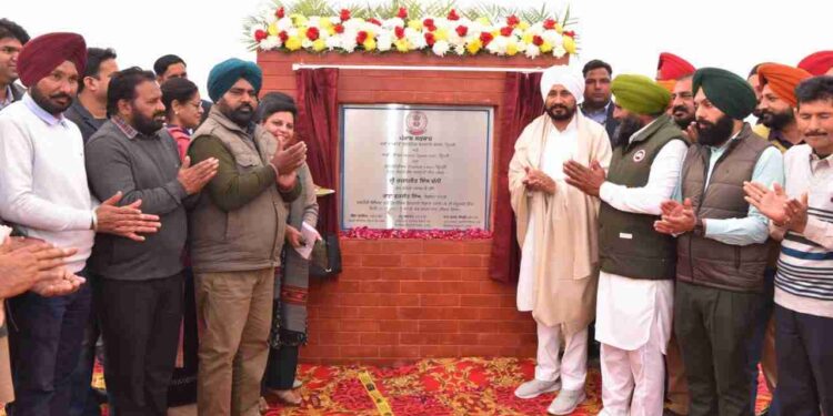 Punjab Chief Minister Charanjit Singh Channi on Monday laid the Foundation stones of a slew of significant projects