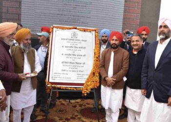 Punjab Chief Minister Charanjit Singh Channi on Tuesday laid the foundation stones of a Punjab Cement Plant