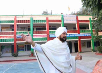 Punjab Chief Minister Mr Charanjit Singh Channi today visited the school in his maternal village Makdona Kalan