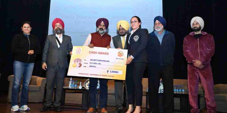 Sports Minister Pargat Singh disburses Rs 11.80 Crore to 3309 players and 10 coaches