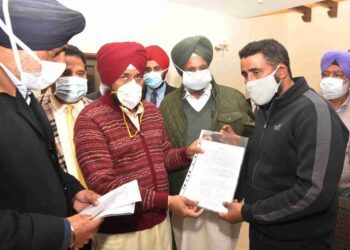 CM CHANNI HANDS OVER APPOINTMENT LETTERS TO 27 FAMILY MEMBERS OF FARMERS WHO LOST THEIR LIVES IN ANTI FARM LAW MOVEMENT