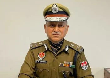 Director General of Police (DGP) Punjab VK Bhawra