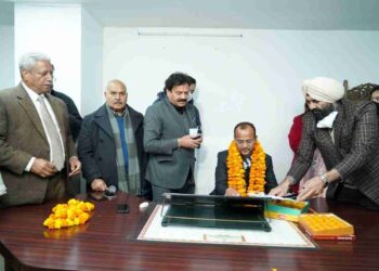 Hafiz Anwar ul Haq assumed the charge as chairman