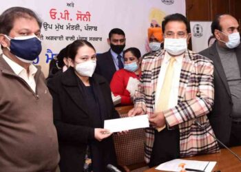 OP Soni hands over appointment letters to 190 Medical Officers