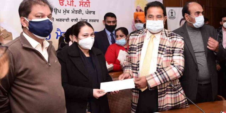 OP Soni hands over appointment letters to 190 Medical Officers