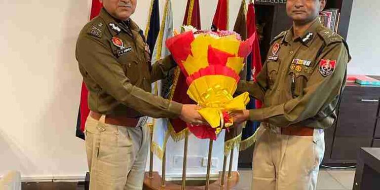 Viresh Kumar Bhawra assumes charge as Director General of Police Punjab-