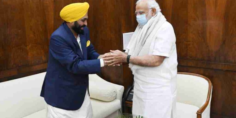 BHAGWANT MANN - PM MODI