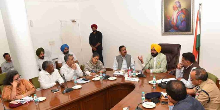 Punjab Chief Minister Bhagwant Mann on Thursday exhorted the top brass of state Civil and Police Administration to discharge