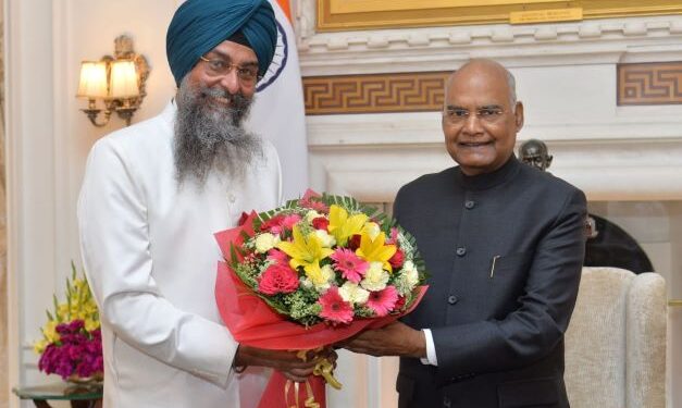 SPEAKER KULTAR SINGH SANDHWAN CALLS ON PRESIDENT OF INDIA