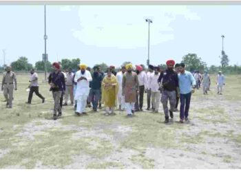 Cabinet Minister Anmol Gagan Maan reviews the development works of various villages