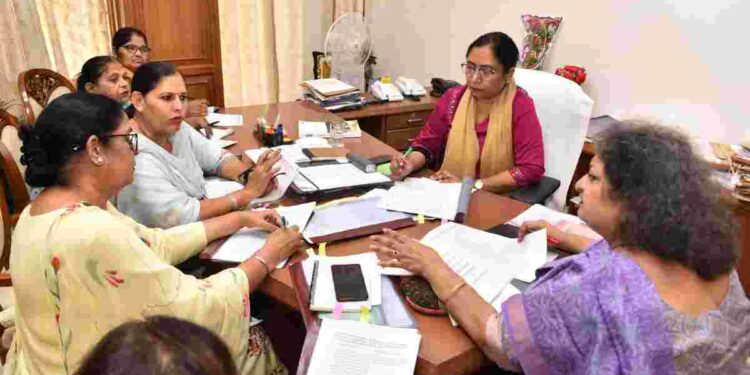 Cabinet Minister Dr.Baljit Kaur assured anganwadi union of resolving their legitimate demands