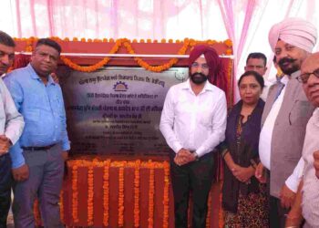 Cabinet Minister laid foundation stone for renovation of Mini Industrial Development Centre Malout