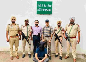 PUNJAB POLICE’S AGTF ARREST BAMBIHA GANG’S MEMBER GURVEER GURI