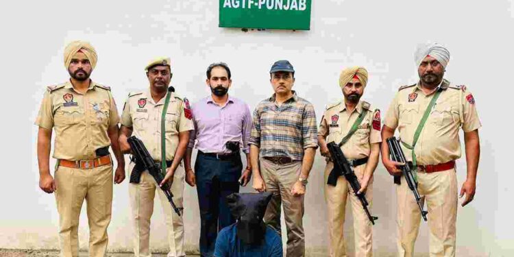 PUNJAB POLICE’S AGTF ARREST BAMBIHA GANG’S MEMBER GURVEER GURI