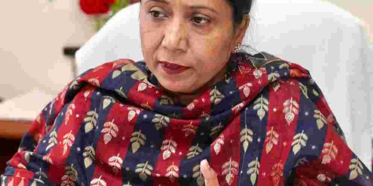 Dr. Baljit Kaur, Minister of Social Justice