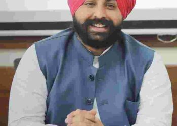 Education Minister Harjot Singh Bains